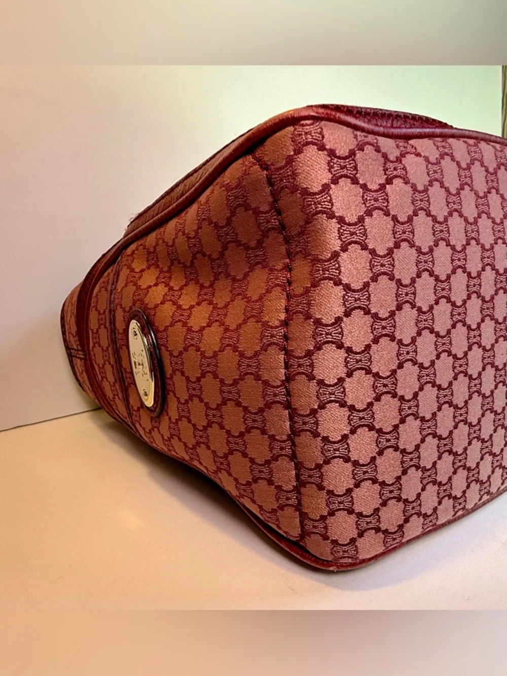 Celine Pink Macadam Boogie Bag Y2K Vintage Satchel